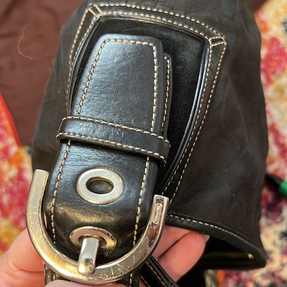 Used black Medium Coach bag - Picture 5 of 12